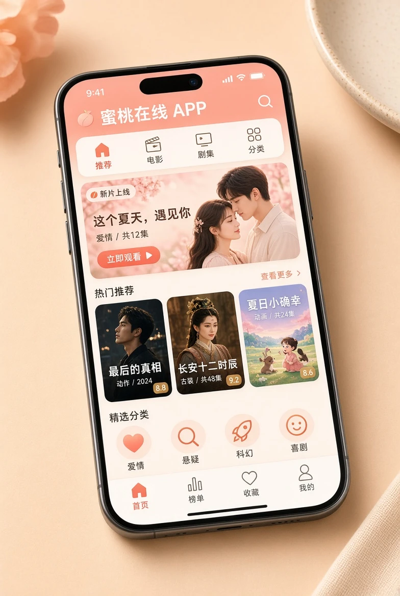 移动浏览页面示意
